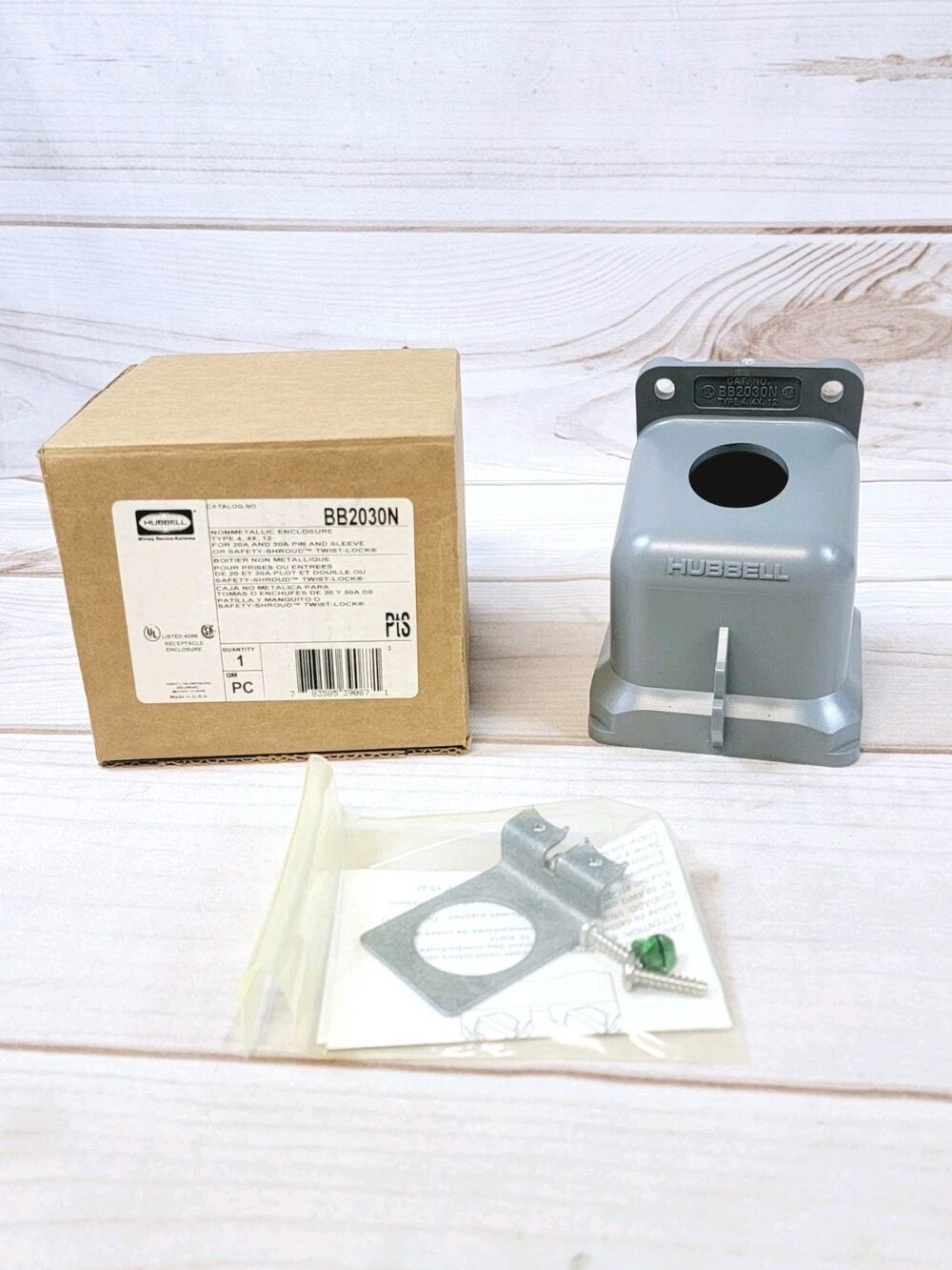 Hubbell BB2030N NonMetallic Enclosure NEW